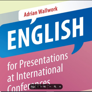 English for Presentations at International Conferences