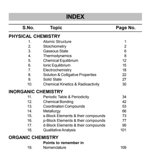 PHYSICAL CHEMISTRY