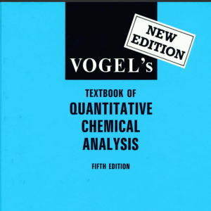 QUANTITATIVE CHEMICAL ANALYSIS