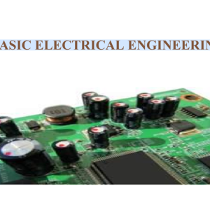 BASIC ELECTRICAL ENGINEERING
